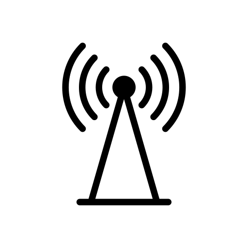 antenne Vector Stall Fill Icône