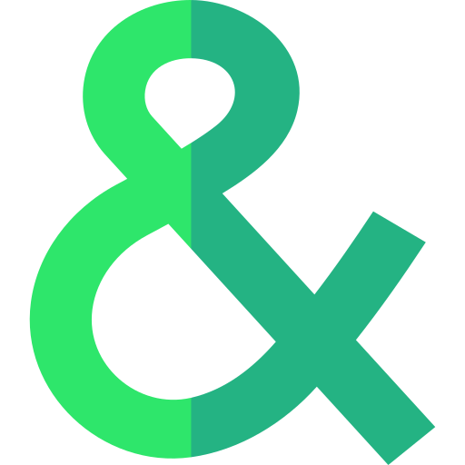 ampersand Basic Straight Flat icono