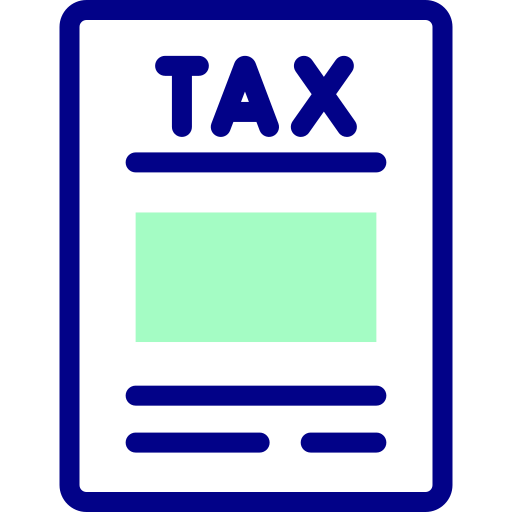 impôt Detailed Mixed Lineal color Icône