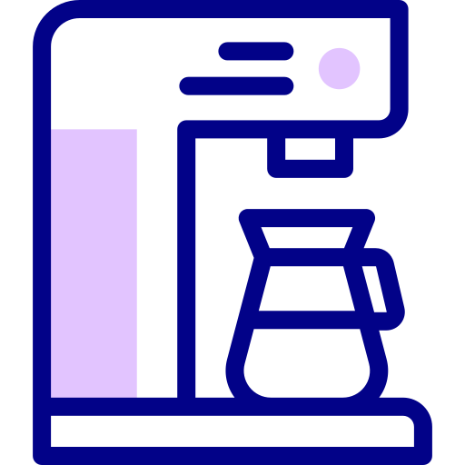커피 머신 Detailed Mixed Lineal color icon
