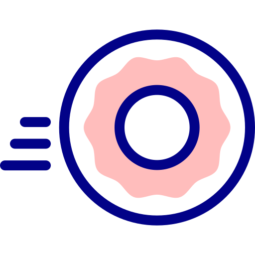 Donut Detailed Mixed Lineal color icon