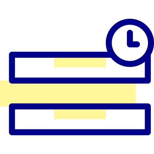 ピザボックス Detailed Mixed Lineal color icon
