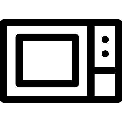 Microwave Basic Rounded Lineal icon