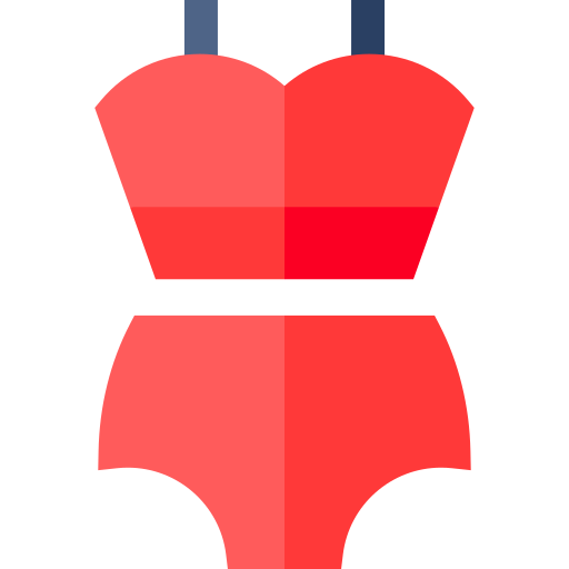 maillot de bain Basic Straight Flat Icône