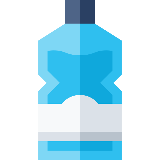 bottiglia d'acqua Basic Straight Flat icona