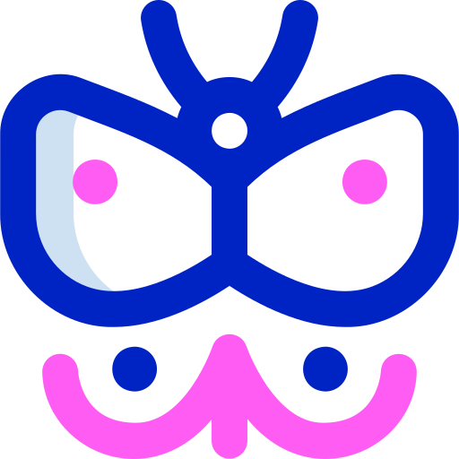 mariposa Super Basic Orbit Color icono