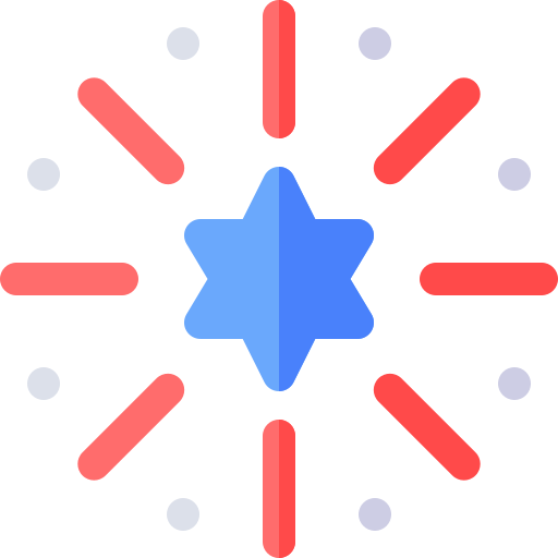 fajerwerki Basic Rounded Flat ikona