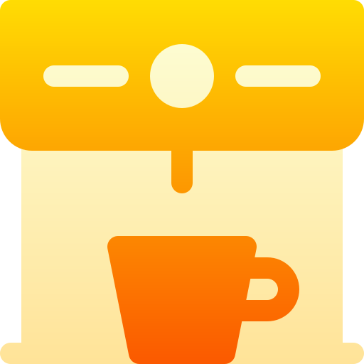 maszyna do kawy Basic Gradient Gradient ikona