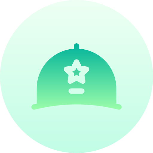 gorra Basic Gradient Circular icono