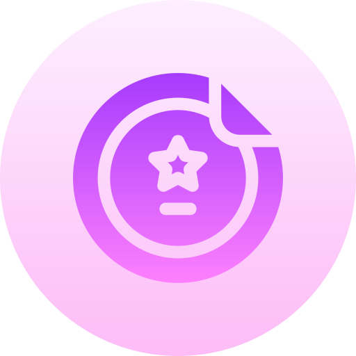 sticker Basic Gradient Circular icoon