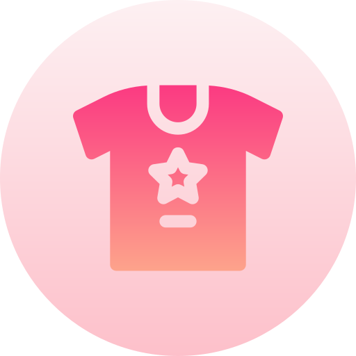 camiseta Basic Gradient Circular icono