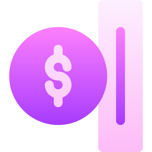 コイン Basic Gradient Gradient icon