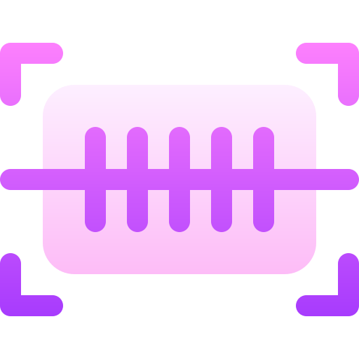 código de barras Basic Gradient Gradient icono