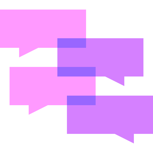 burbuja de diálogo Basic Sheer Flat icono