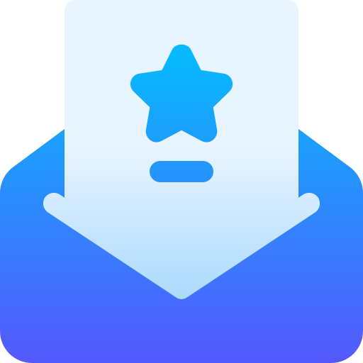 郵便 Basic Gradient Gradient icon