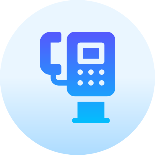 Payphone Basic Gradient Circular icon