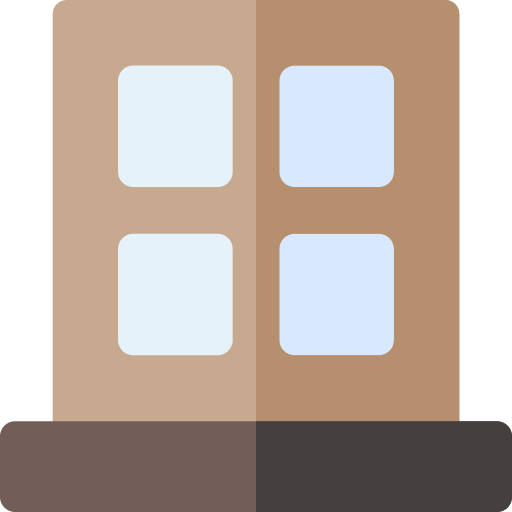 Window Basic Rounded Flat icon