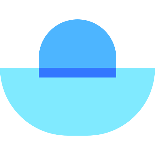 sombrero de pamela Basic Sheer Flat icono