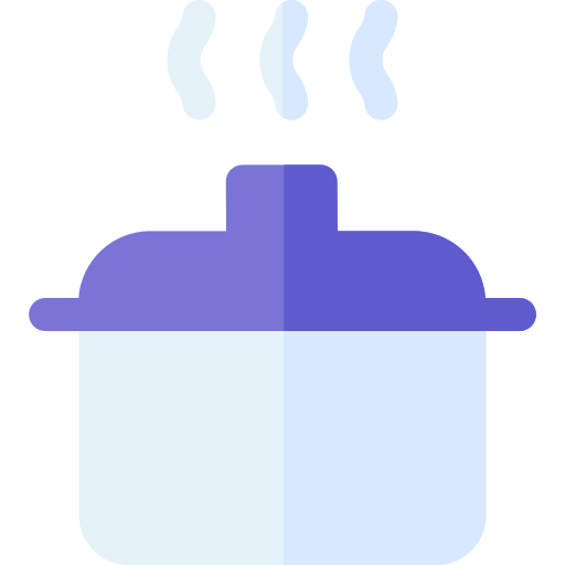 Cooking pot Basic Rounded Flat icon