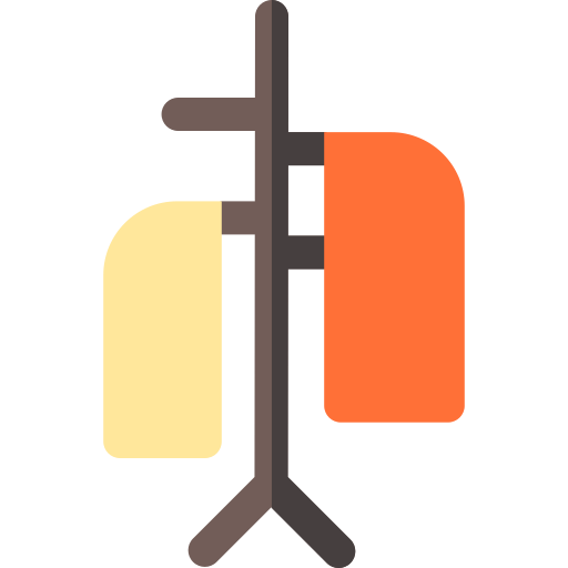 Coat rack Basic Rounded Flat icon