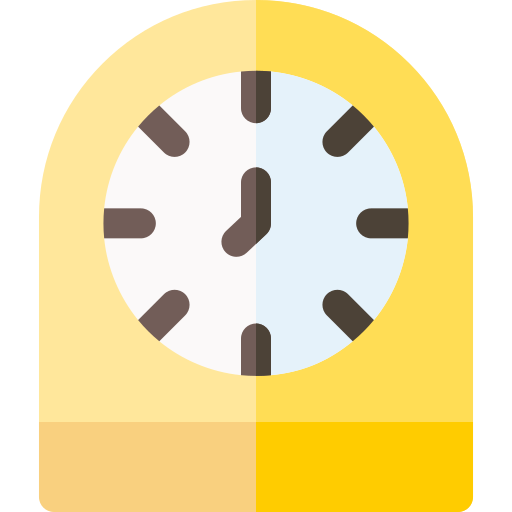 Clock Basic Rounded Flat icon