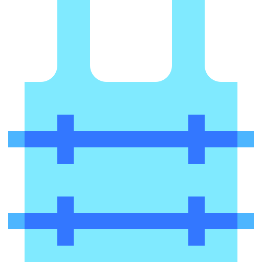 Lifesaver vest Basic Sheer Flat icon