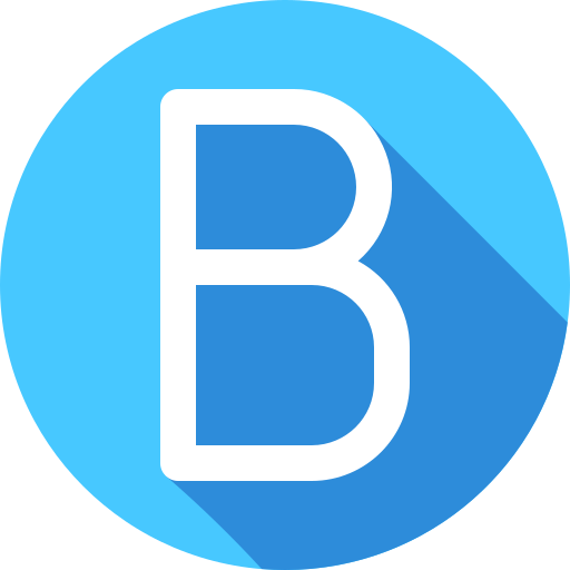 buchstabe b Generic Circular icon