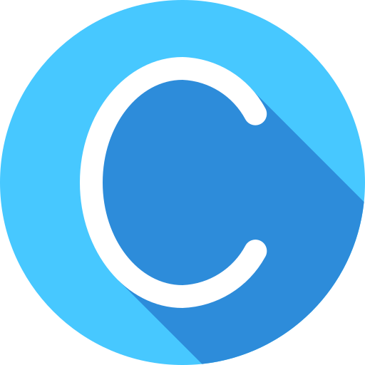 문자 c Generic Circular icon