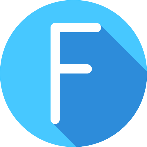 문자 f Generic Circular icon