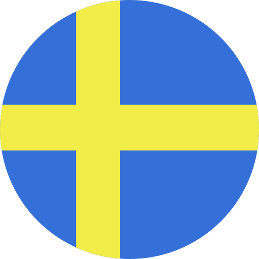 스웨덴 Others Flat circular icon