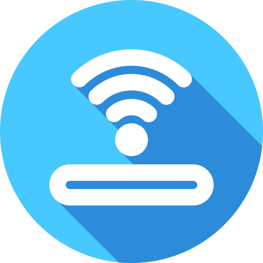 wi-fiルーター Generic Circular icon