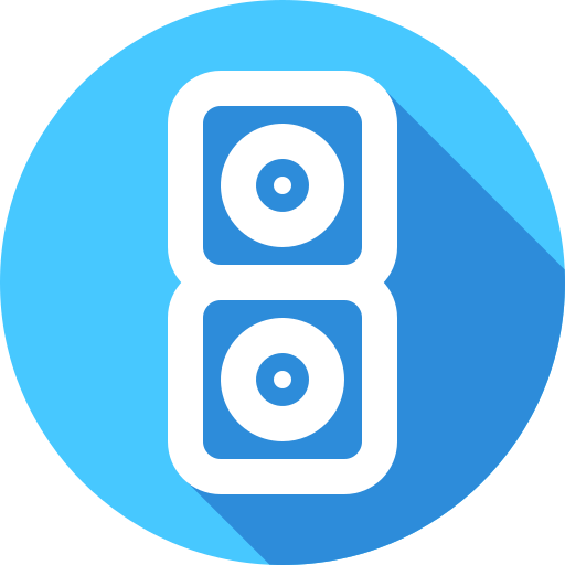 Sound box Generic Circular icon