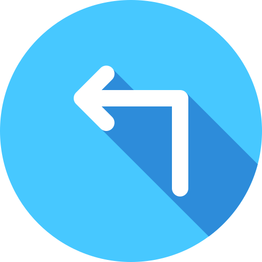 Turn left Generic Flat icon