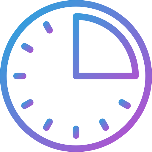 Clock Dreamstale Gradient icon