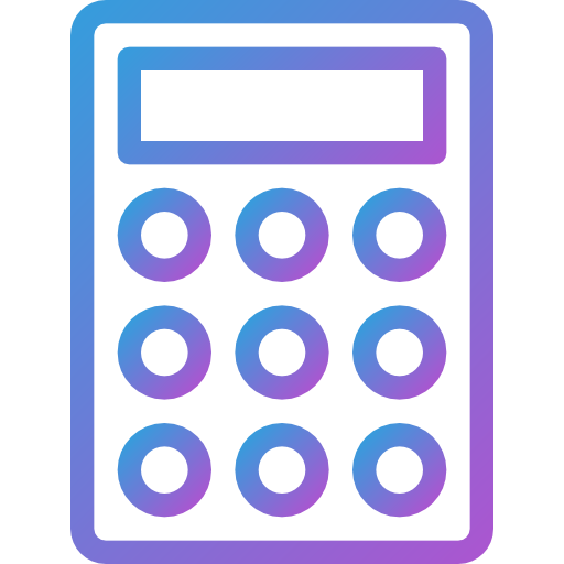 kalkulator Dreamstale Gradient ikona