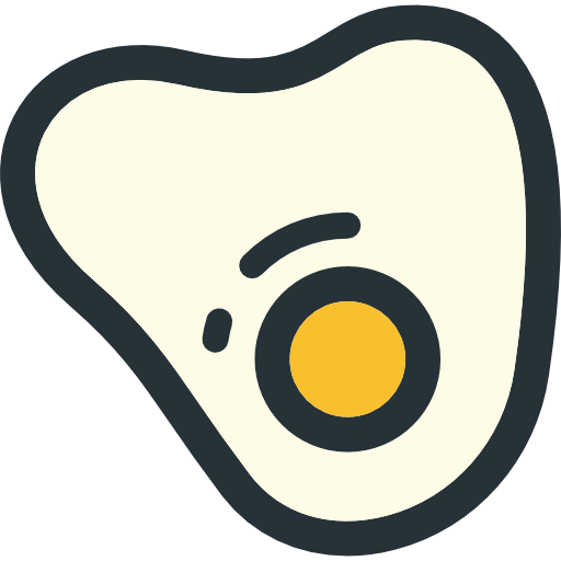 Fried egg Soodabeh Ami Lineal Color icon