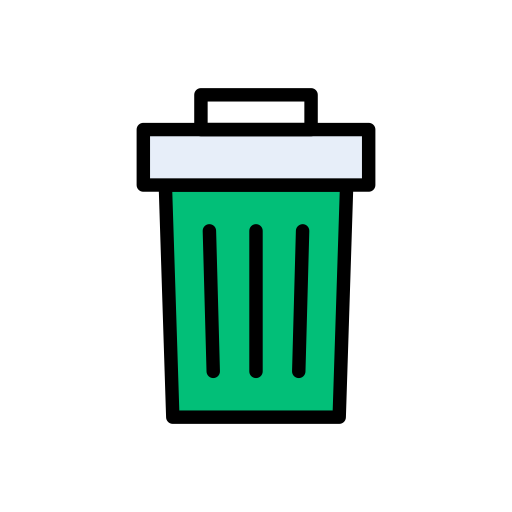 contenedor de basura Vector Stall Lineal Color icono