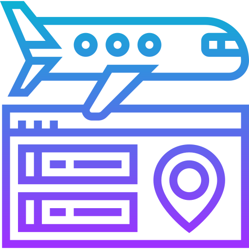aerolínea Meticulous Gradient icono