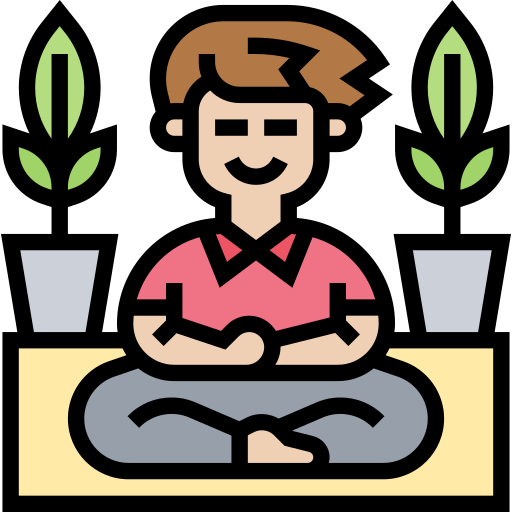 Meditation Meticulous Lineal Color icon