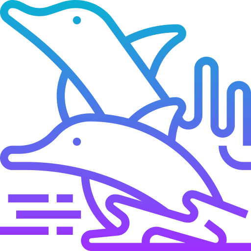 delfín Meticulous Gradient icono