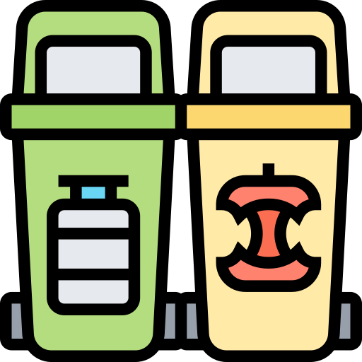 Recycle bin Meticulous Lineal Color icon
