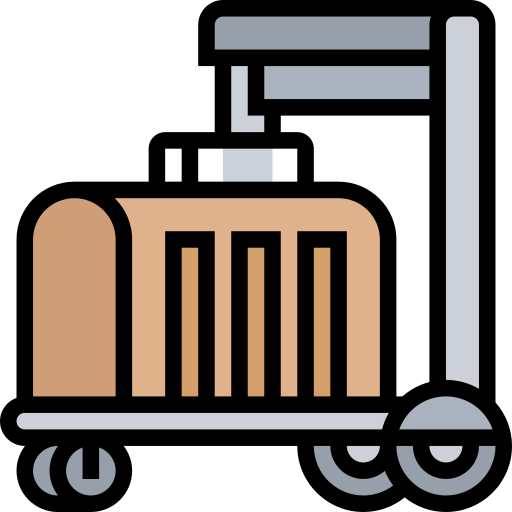 Trolley cart Meticulous Lineal Color icon
