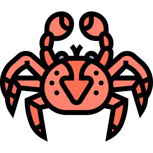 Crab Meticulous Lineal Color icon