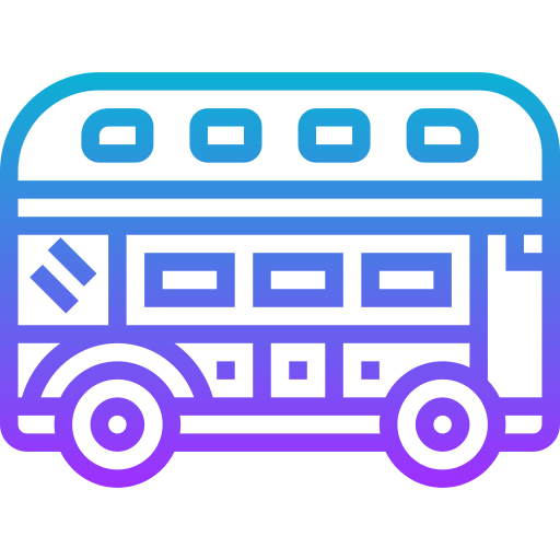 Bus Meticulous Gradient icon