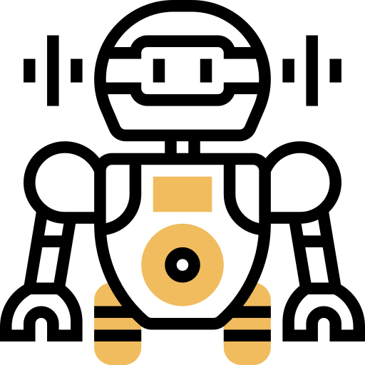 Robotic Meticulous Yellow shadow icon