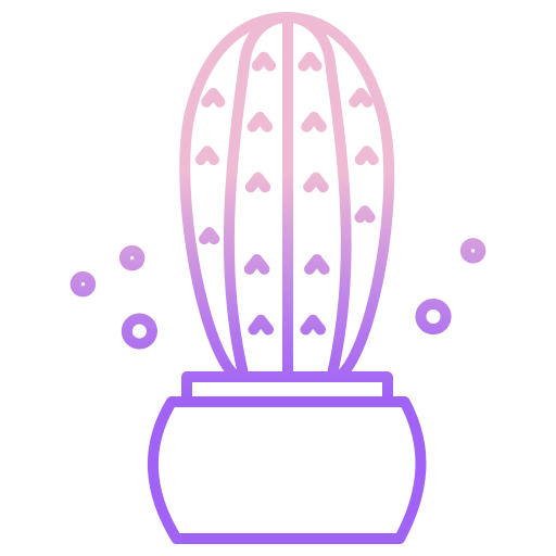 cactus Icongeek26 Outline Gradient icono