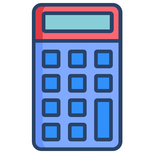 Calculator Icongeek26 Linear Colour icon