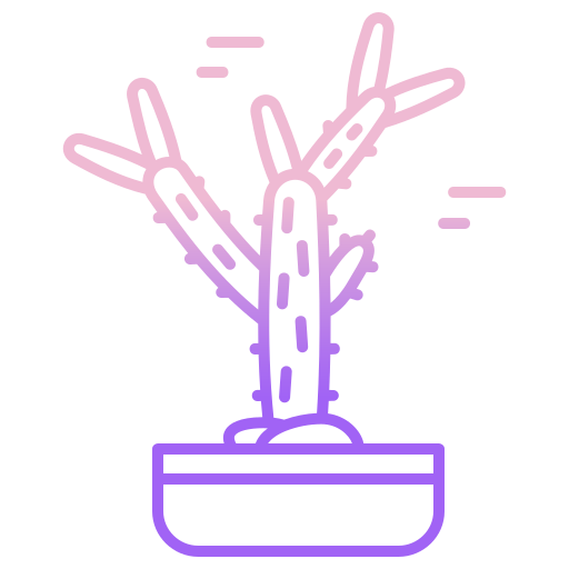 cactus Icongeek26 Outline Gradient icoon