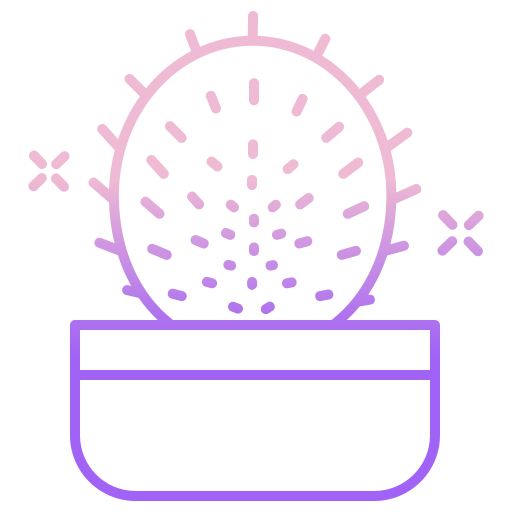 cactus Icongeek26 Outline Gradient icoon