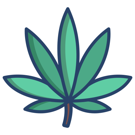 Cannabis Icongeek26 Linear Colour icon